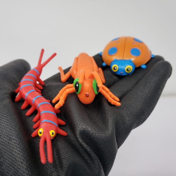 Salamander Lizards Spider Beetle Grasshopper Centipede Toy Lot - Picture 11 of 15